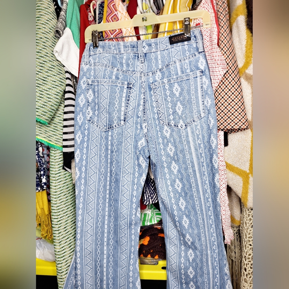 Western Jeans High Rise Super Flare Rodeo - Picture 2 of 4
